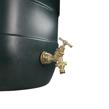 Water Butt Brass Kit 1" with Brass Quick Connect Tap and Drill Bit - Best4Trade-Retail Tech Hose & Fittings