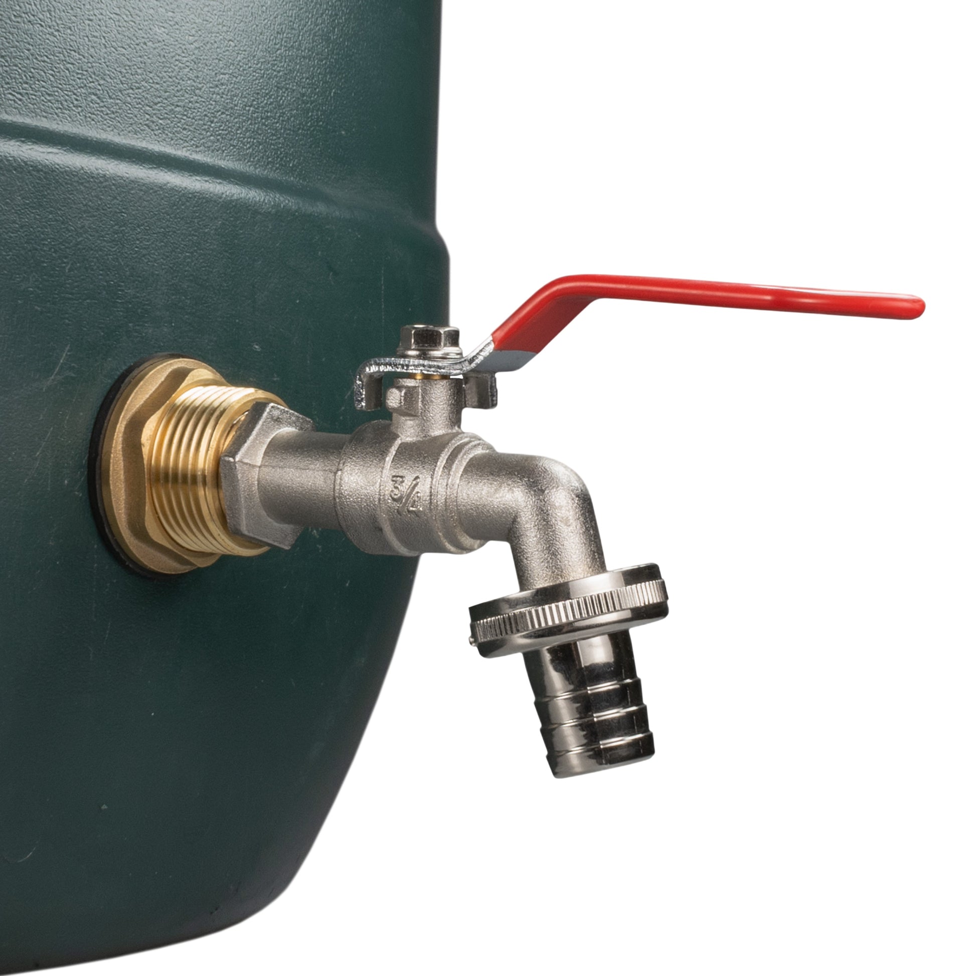 Water Butt Brass Kit 1" with Barbed Lever Tap - Best4Trade-Retail Tech Hose & Fittings