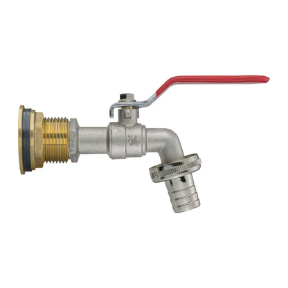 Water Butt Brass Kit 1" with Barbed Lever Tap - Best4Trade-Retail Tech Hose & Fittings