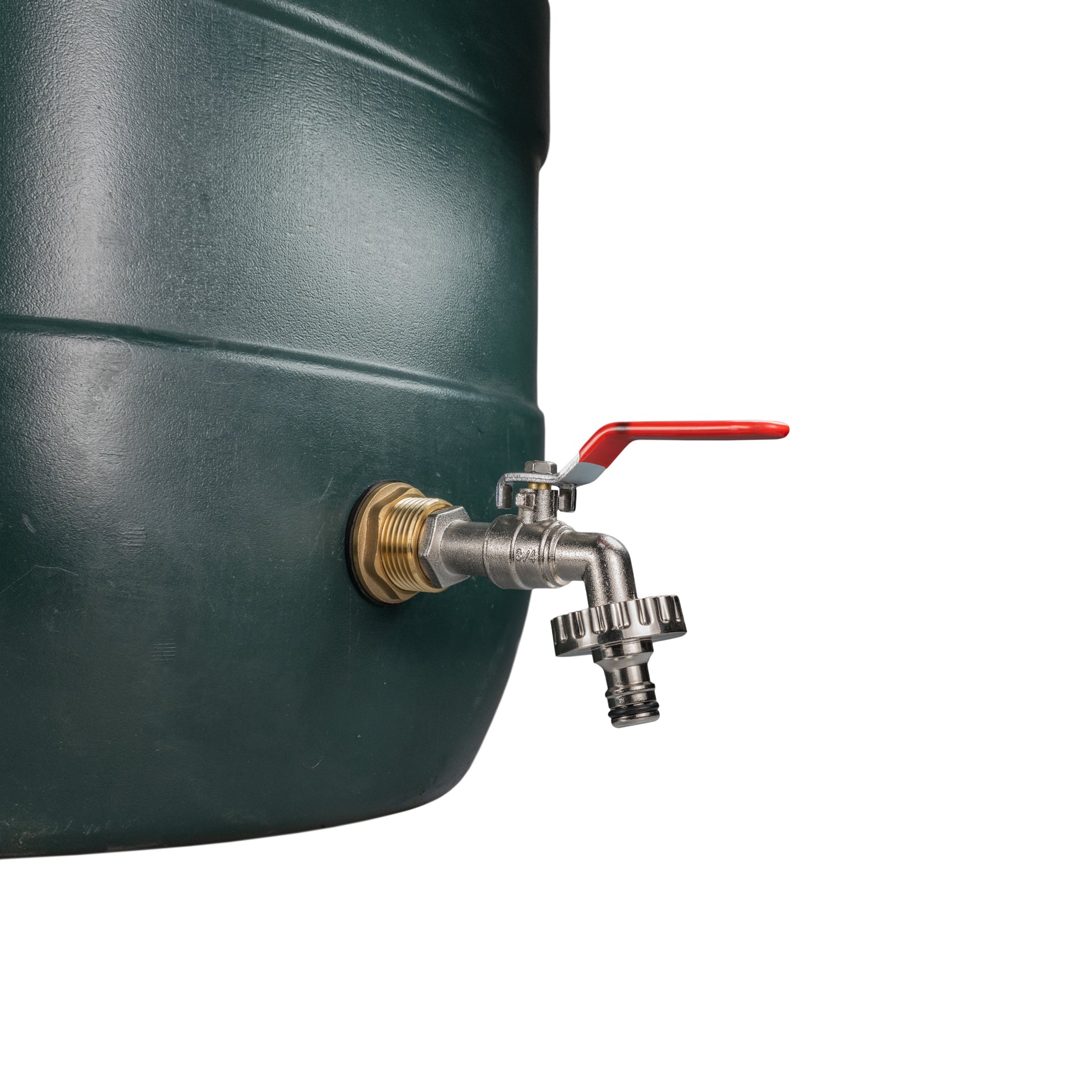 Water Butt Brass Kit 1" with Quick Connect Lever Tap - Best4Trade-Retail Tech Hose & Fittings