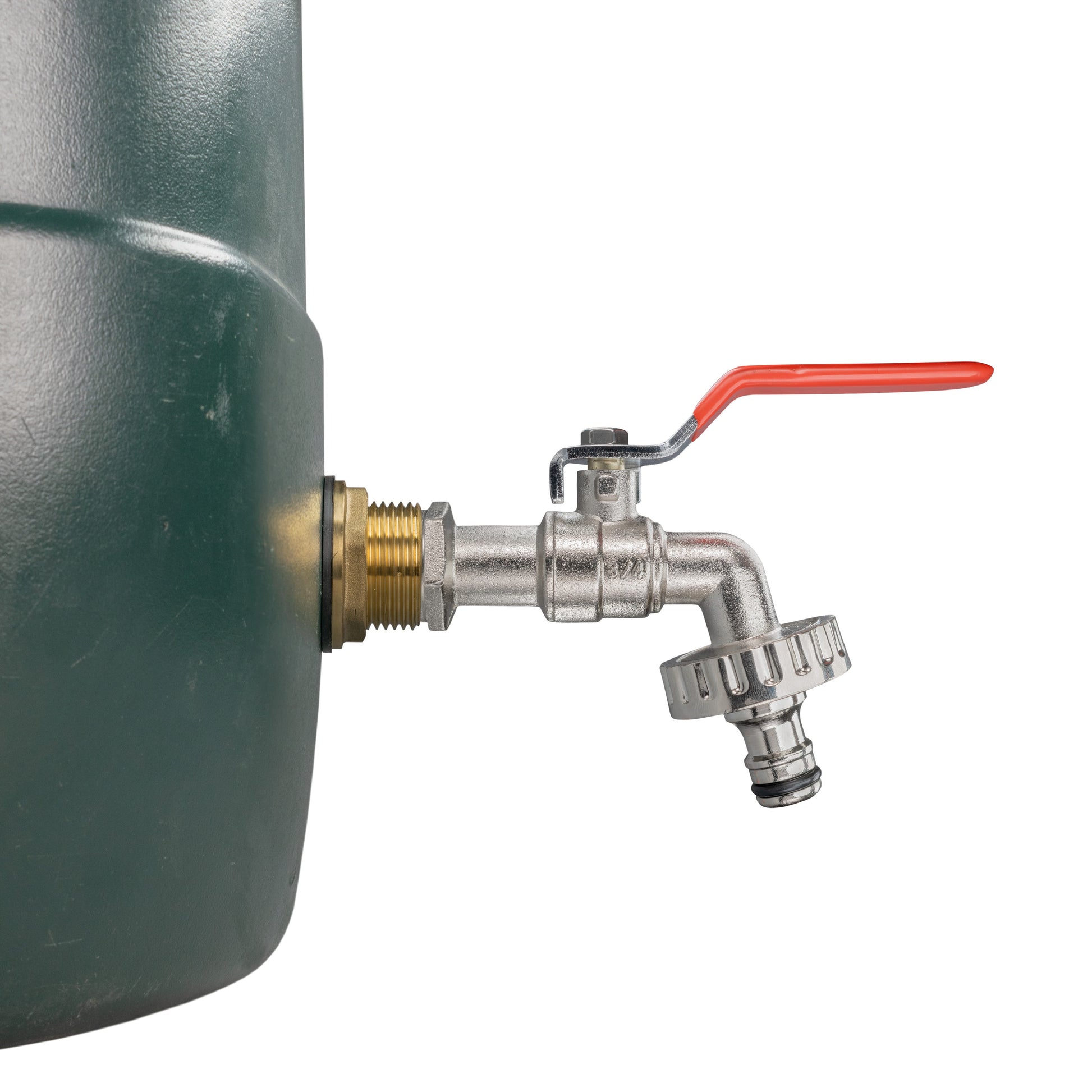 Water Butt Brass Kit 1" with Quick Connect Lever Tap - Best4Trade-Retail Tech Hose & Fittings