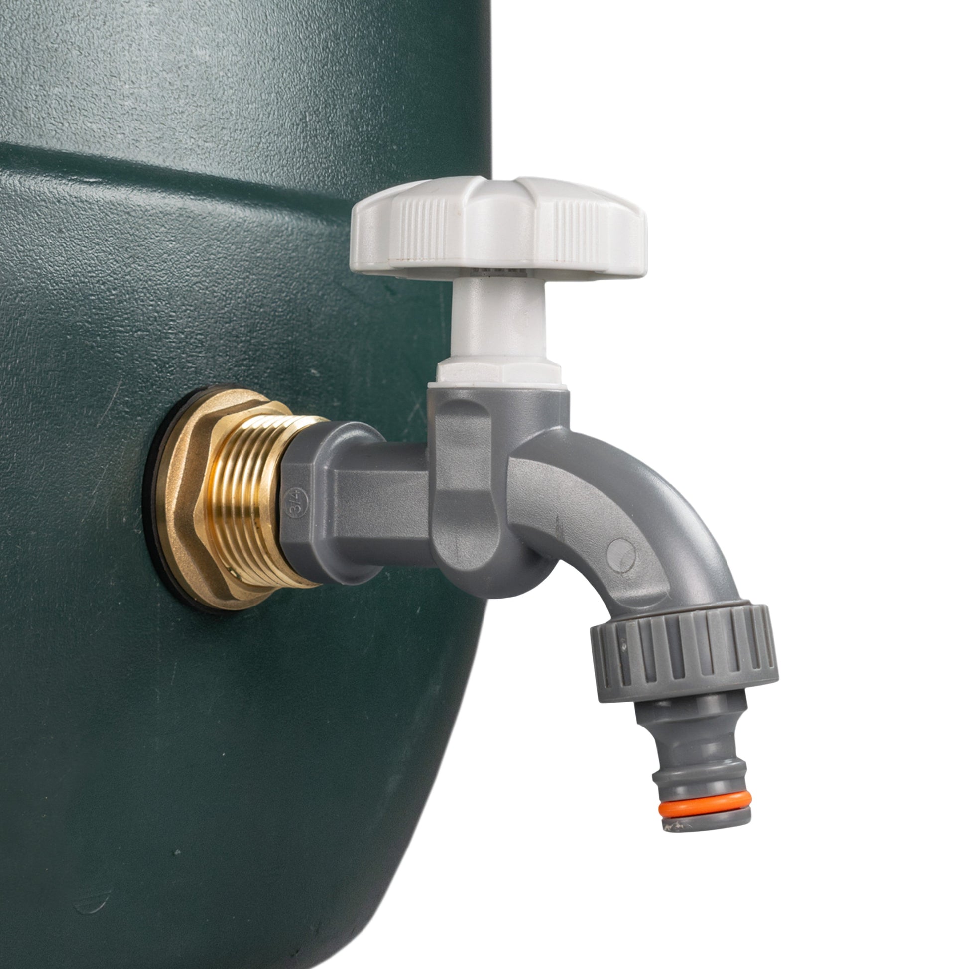Water Butt Brass Kit 1" with Grey Dial Tap - Best4Trade-Retail Tech Hose & Fittings