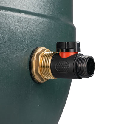 Water Butt Brass Kit 1" with 3/4" BSP In-Line Valve and Drill Bit - Best4Trade-Retail Tech Hose & Fittings