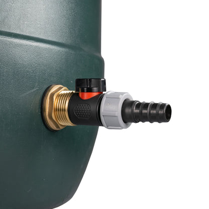 Water Butt Brass Kit 1" with In-Line Valve + 20mm Barb and Drill Bit - Best4Trade-Retail Tech Hose & Fittings