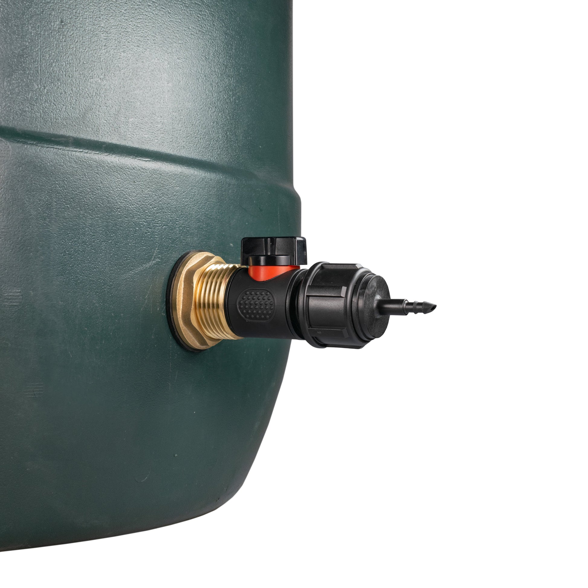Water Butt Brass Kit 1" with In-Line Valve + 4mm Barb - Best4Trade-Retail Tech Hose & Fittings