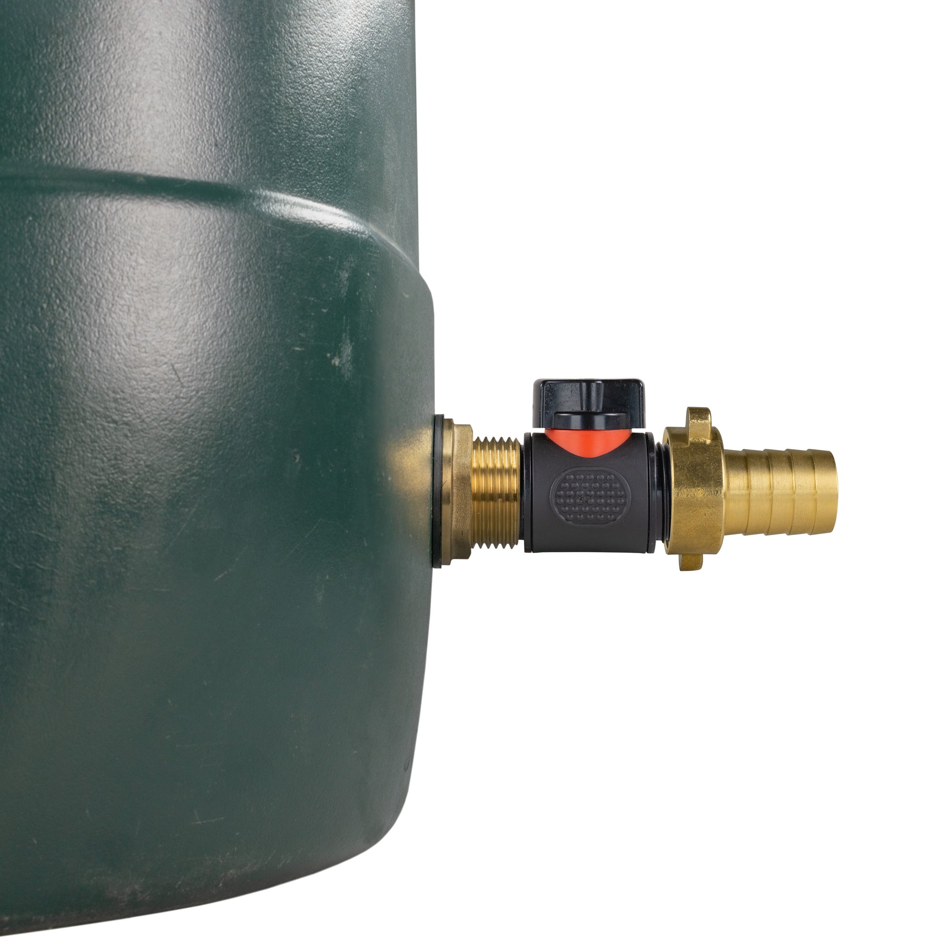 Water Butt Brass Kit 1" with In-Line Valve + 3/4" Brass Barb and Drill Bit - Best4Trade-Retail Tech Hose & Fittings