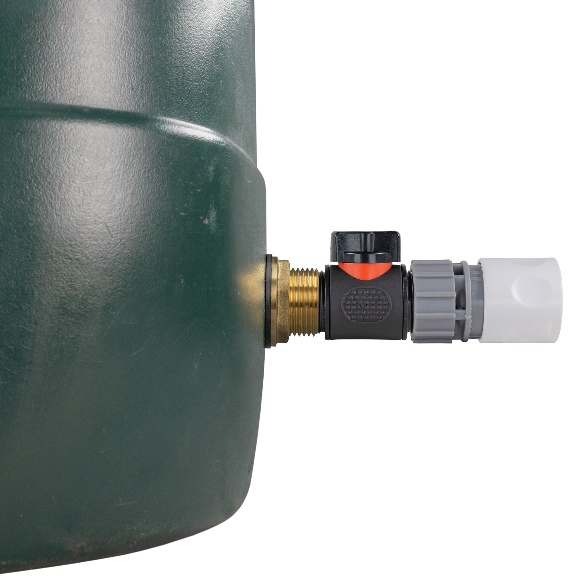Water Butt Brass Kit 1" with In-Line Valve + Female Quick Connector WL - Best4Trade-Retail Tech Hose & Fittings