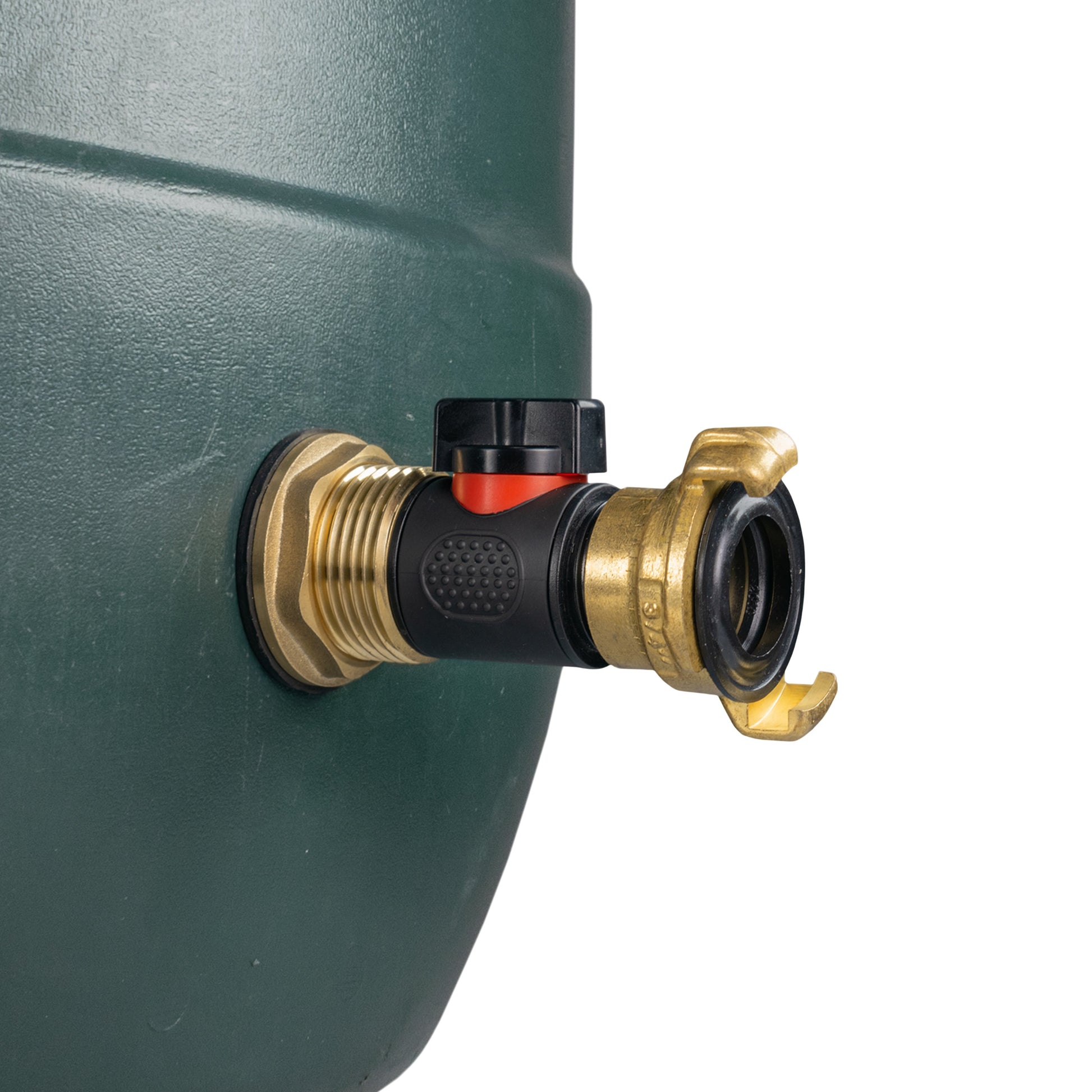 Water Butt Brass Kit 1" with In-Line Valve + Geka - Best4Trade-Retail Tech Hose & Fittings
