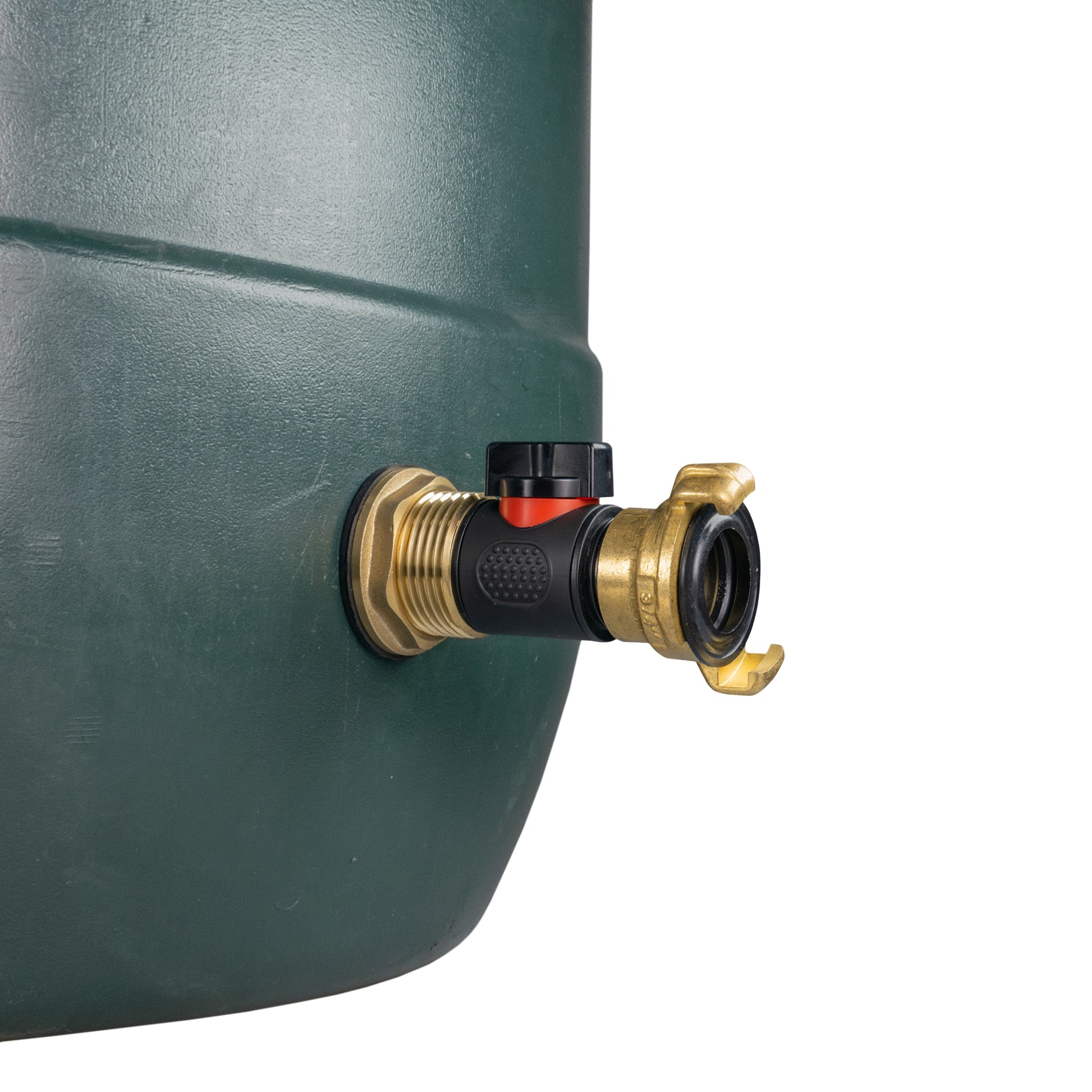 Water Butt Brass Kit 1" with In-Line Valve + Geka and Drill Bit - Best4Trade-Retail Tech Hose & Fittings