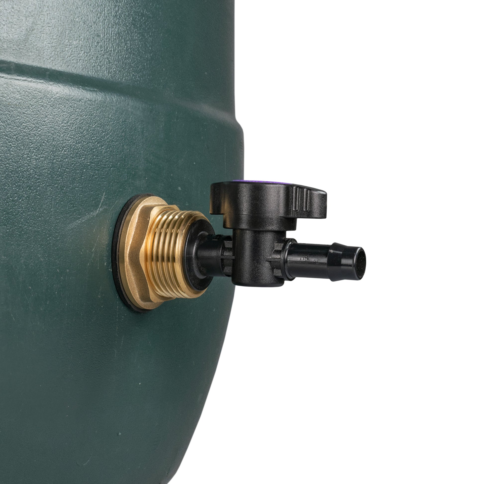 Water Butt Brass Kit 1" with 13mm Barb Irrigation Valve and Drill Bit - Best4Trade-Retail Tech Hose & Fittings