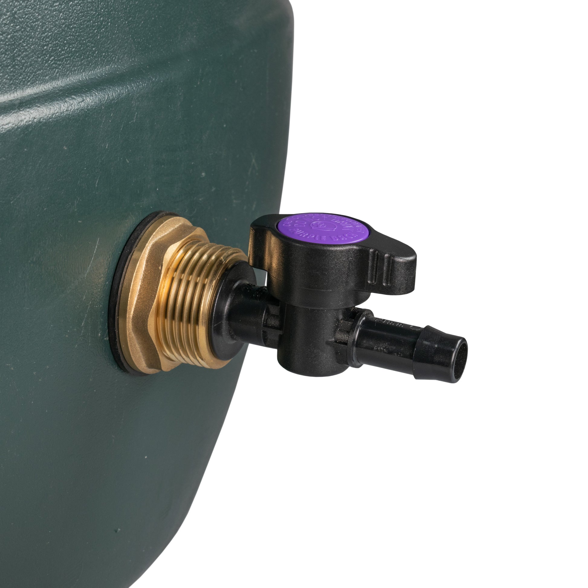 Water Butt Brass Kit 1" with 13mm Barb Irrigation Valve and Drill Bit - Best4Trade-Retail Tech Hose & Fittings