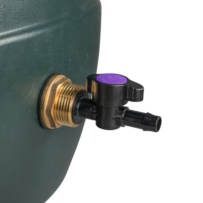 Water Butt Brass Kit 1" with 13mm Barb Irrigation Valve and Drill Bit - Best4Trade-Retail Tech Hose & Fittings