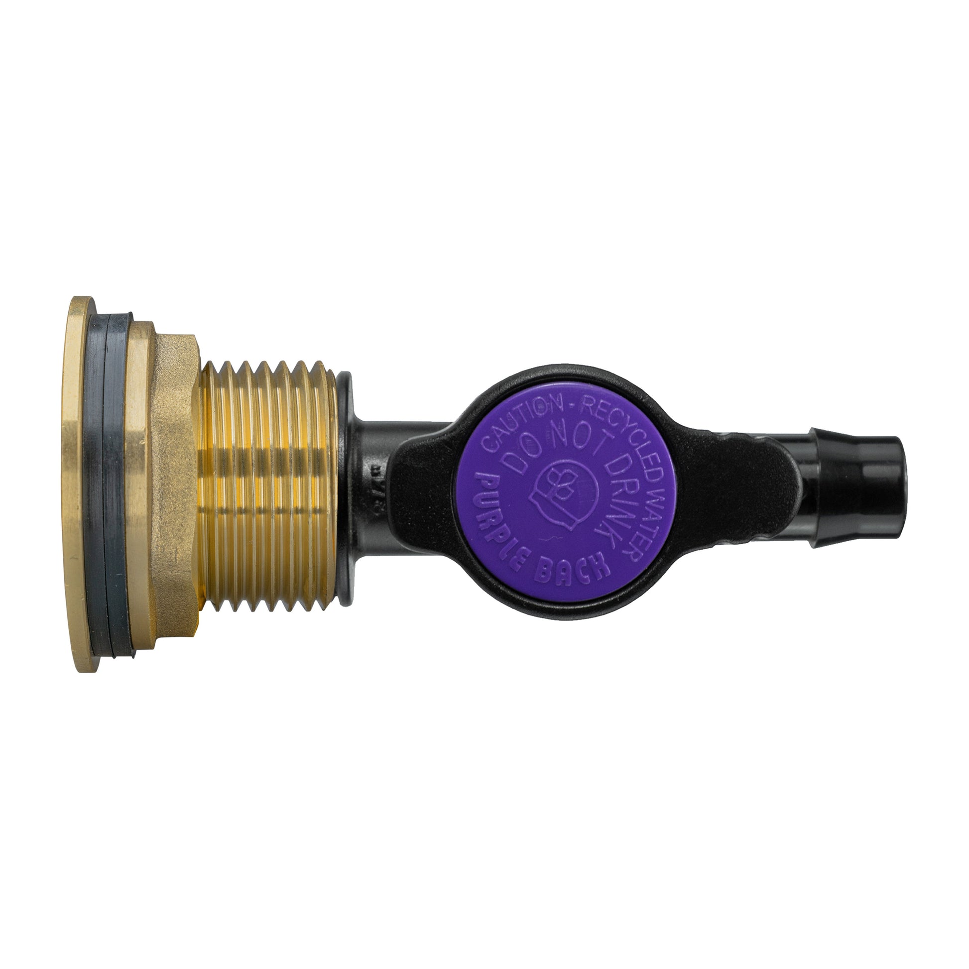Water Butt Brass Kit 1" with 13mm Barb Irrigation Valve and Drill Bit - Best4Trade-Retail Tech Hose & Fittings