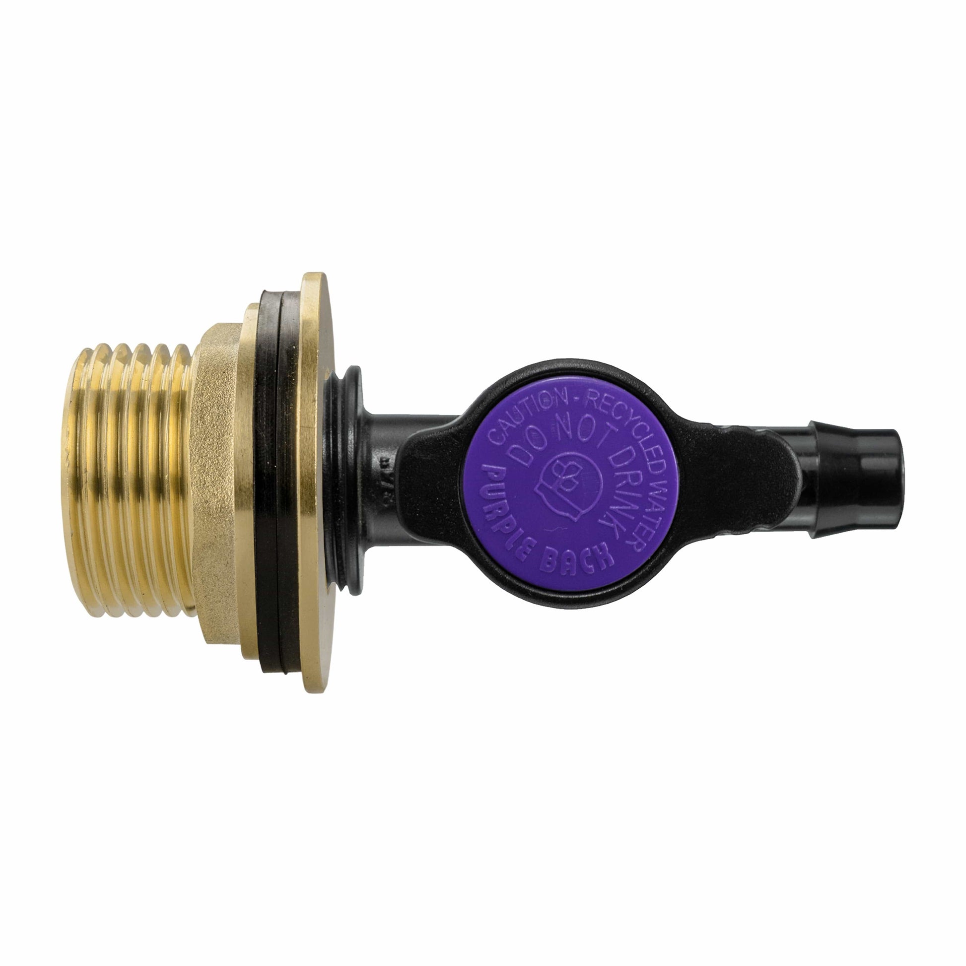 Water Butt Brass Kit 1" with 13mm Barb Irrigation Valve - Best4Trade-Retail Tech Hose & Fittings