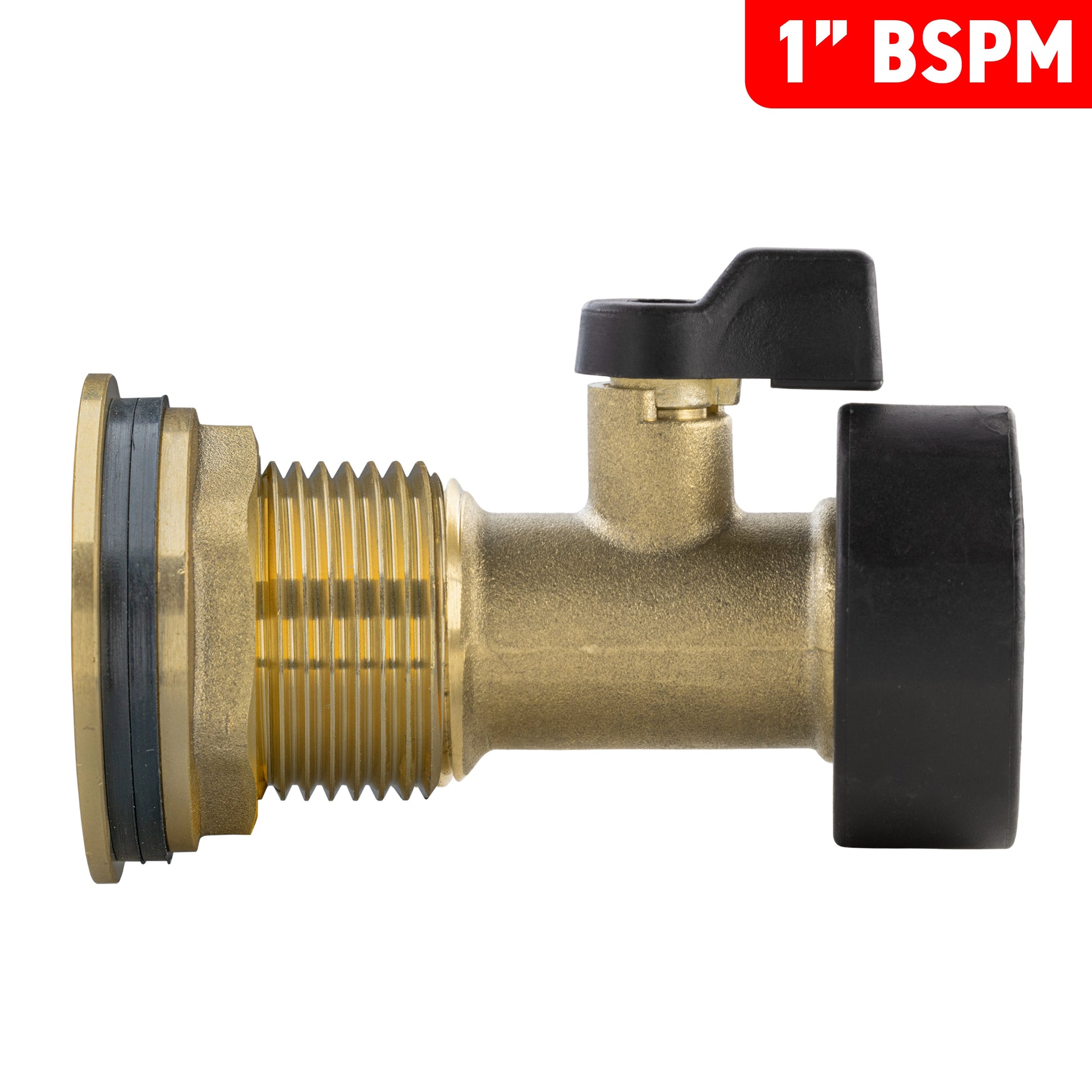 Water Butt Brass Kit 1" with Brass Valve - Best4Trade-Retail Tech Hose & Fittings