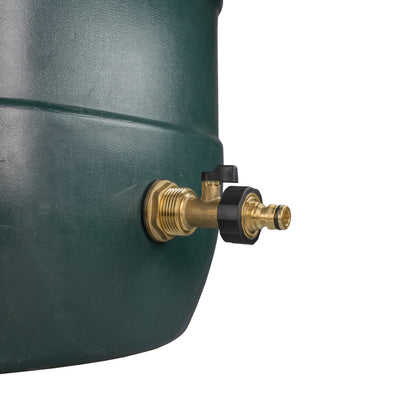Water Butt Brass Kit 1" with Brass Valve + Quick Connect - Best4Trade-Retail Tech Hose & Fittings