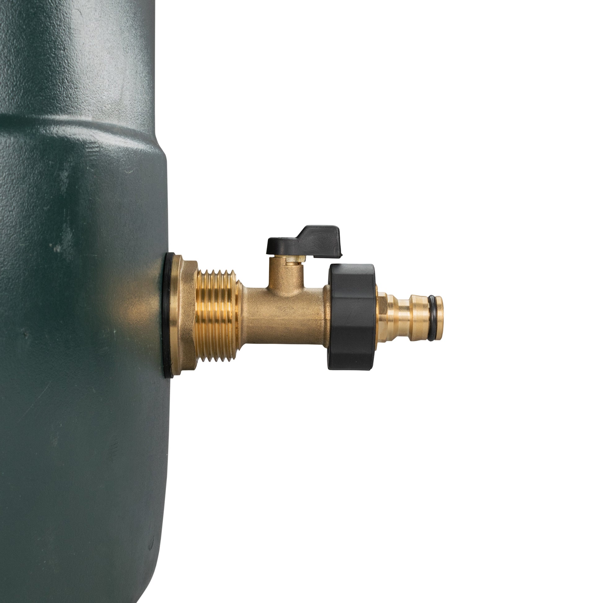 Water Butt Brass Kit 1" with Brass Valve + Quick Connect - Best4Trade-Retail Tech Hose & Fittings