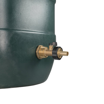 Water Butt Brass Kit 1" with Brass Valve + 13mm Barb and Drill Bit - Best4Trade-Retail Tech Hose & Fittings