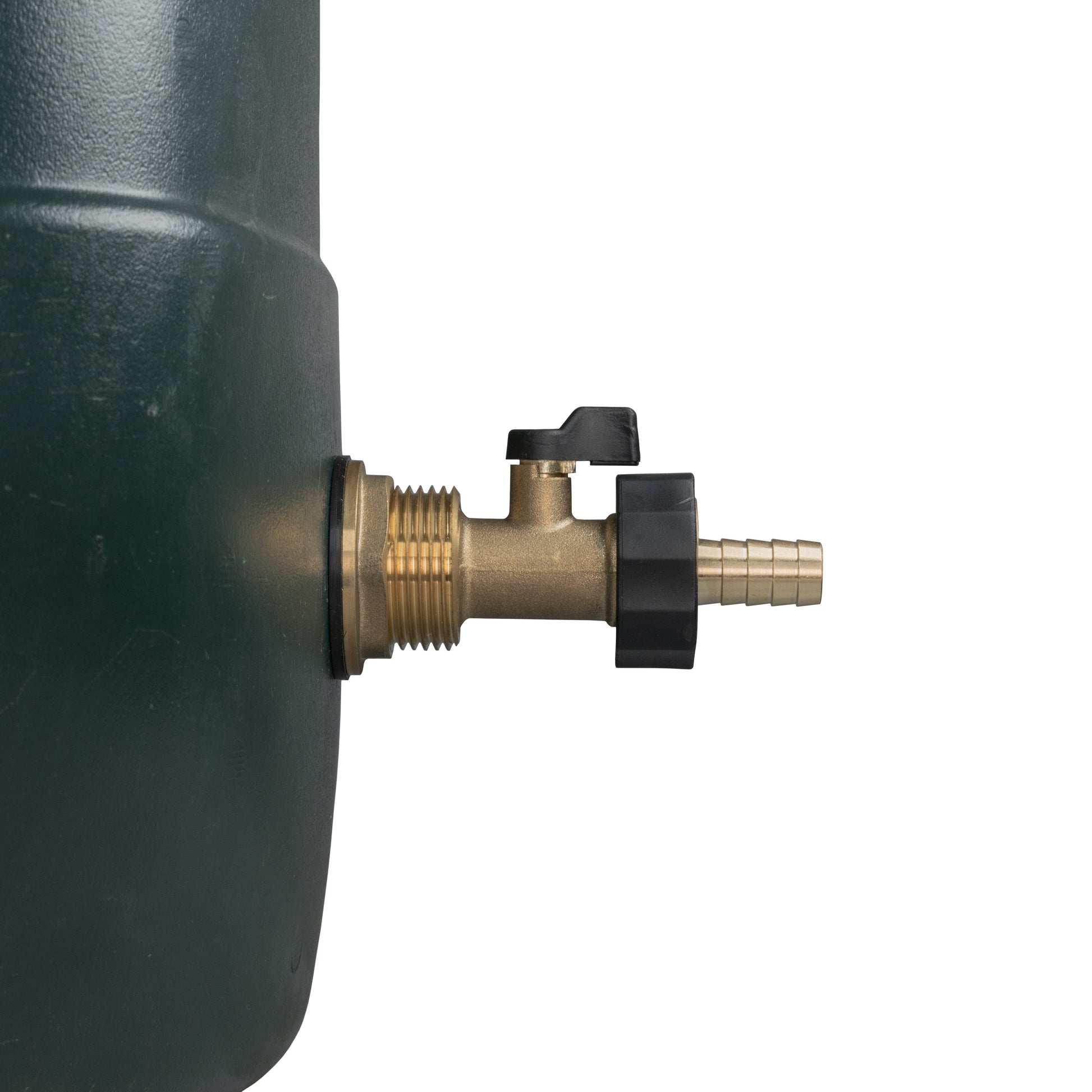 Water Butt Brass Kit 1" with Brass Valve + 13mm Barb - Best4Trade-Retail Tech Hose & Fittings