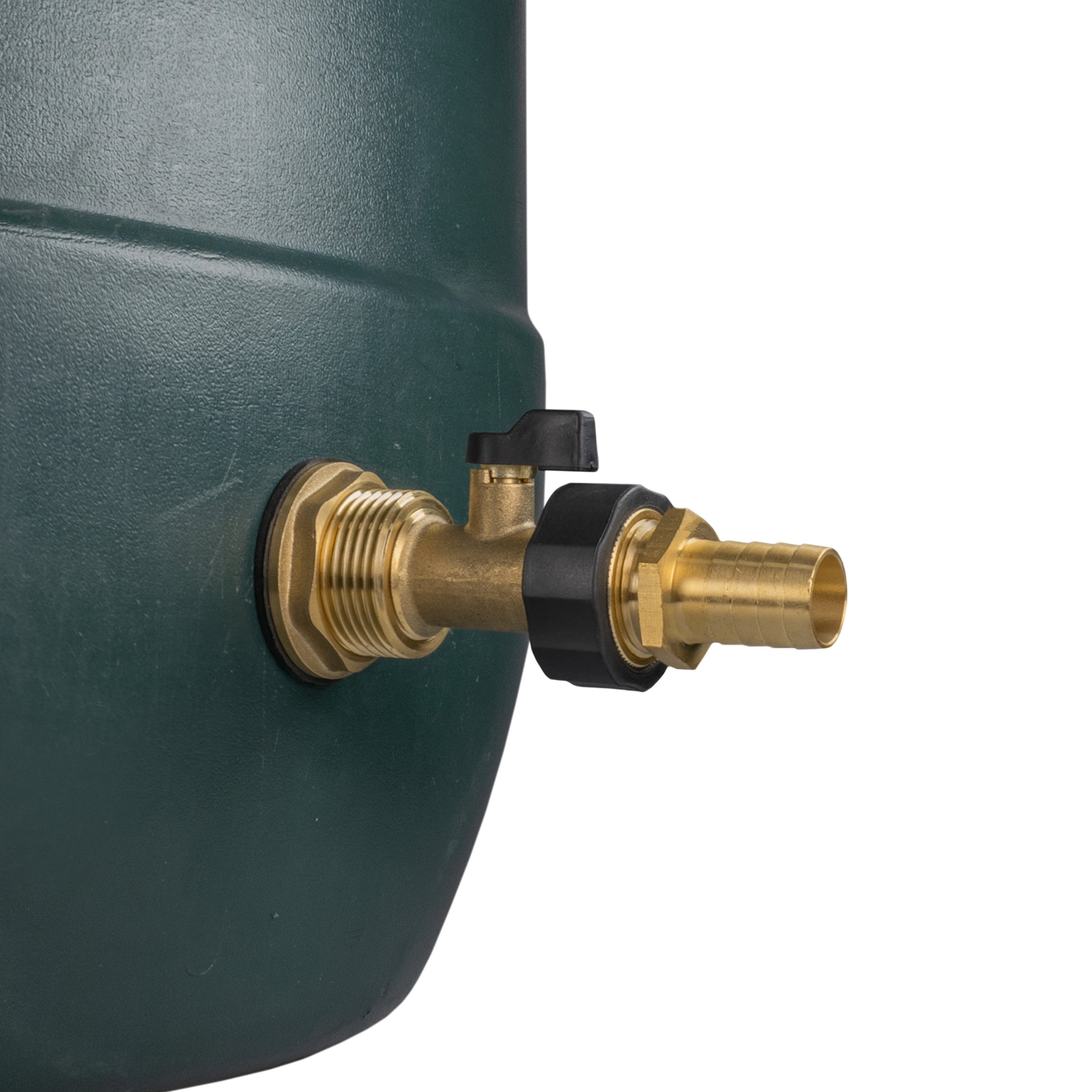 Water Butt Brass Kit 1" with Brass Valve + 19mm Barb and Drill Bit - Best4Trade-Retail Tech Hose & Fittings