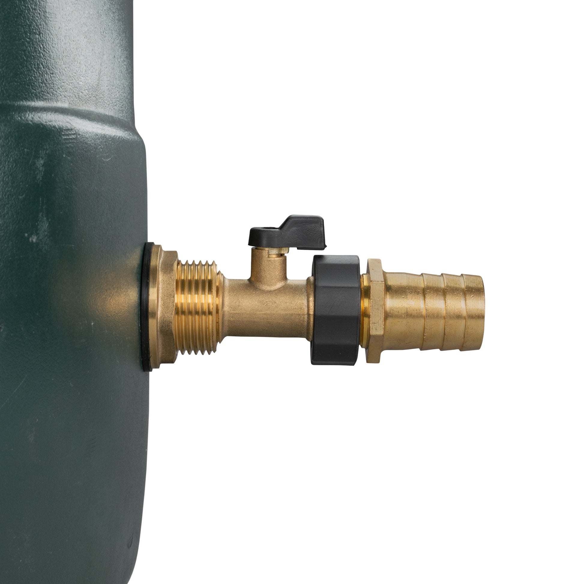 Water Butt Brass Kit 1" with Brass Valve + 25mm Barb - Best4Trade-Retail Tech Hose & Fittings