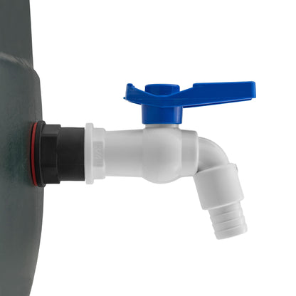 Water Butt Kit 3/4" with White PVC Tap and Drill Bit - Best4Trade-Retail Tech Hose & Fittings