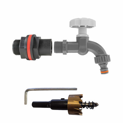 Water Butts Kit 3/4" PP WL Tap and Drill Bit - Best4Trade-Retail Tech Hose & Fittings