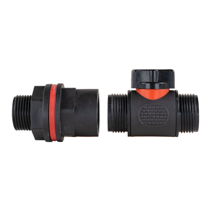 Water Butt Kit 3/4" with 3/4" BSP In-Line Valve and Drill Bit - Best4Trade-Retail Tech Hose & Fittings