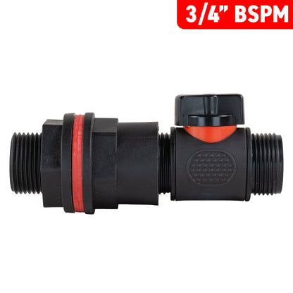 Water Butt Kit 3/4" with 3/4" BSP In-Line Valve - Best4Trade-Retail Tech Hose & Fittings