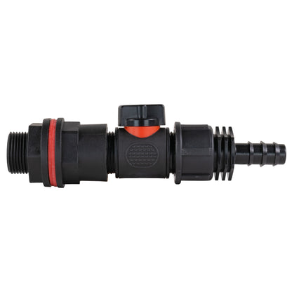 Water Butt Kit 3/4" with In-Line Valve + 1/2" Barb and Drill Bit - Best4Trade-Retail Tech Hose & Fittings