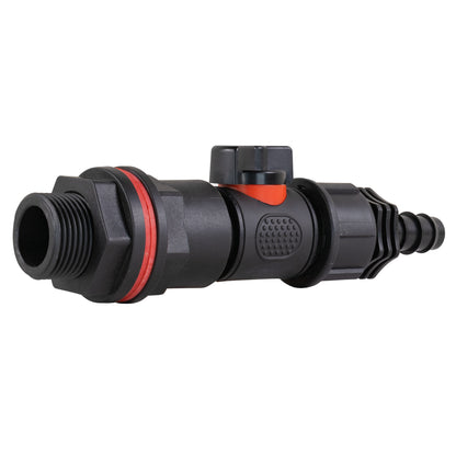 Water Butt Kit 3/4" with In-Line Valve + 1/2" Barb and Drill Bit - Best4Trade-Retail Tech Hose & Fittings
