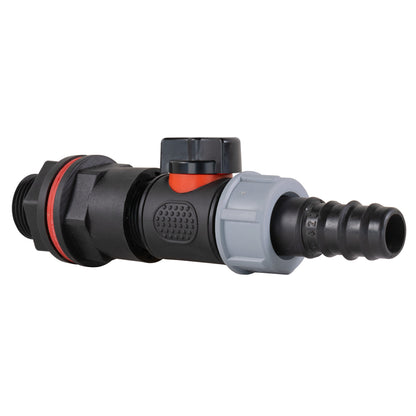 Water Butt Kit 3/4" with In-Line Valve + 3/4" Barb - Best4Trade-Retail Tech Hose & Fittings
