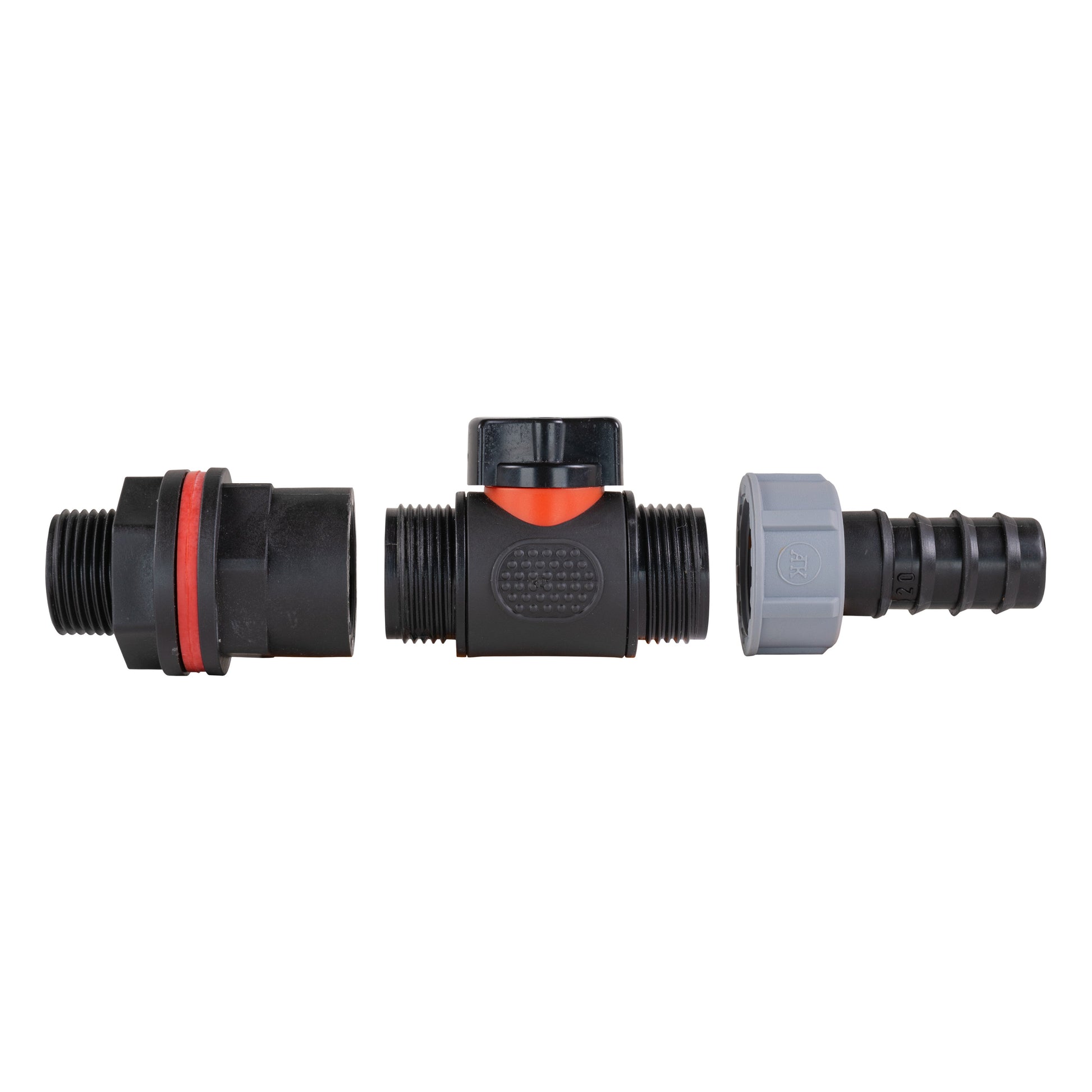 Water Butt Kit 3/4" with In-Line Valve + 3/4" Barb and Drill Bit - Best4Trade-Retail Tech Hose & Fittings