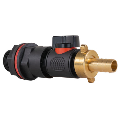 Water Butt Kit 3/4" with In-Line Valve + 13mm Brass Barb - Best4Trade-Retail Tech Hose & Fittings