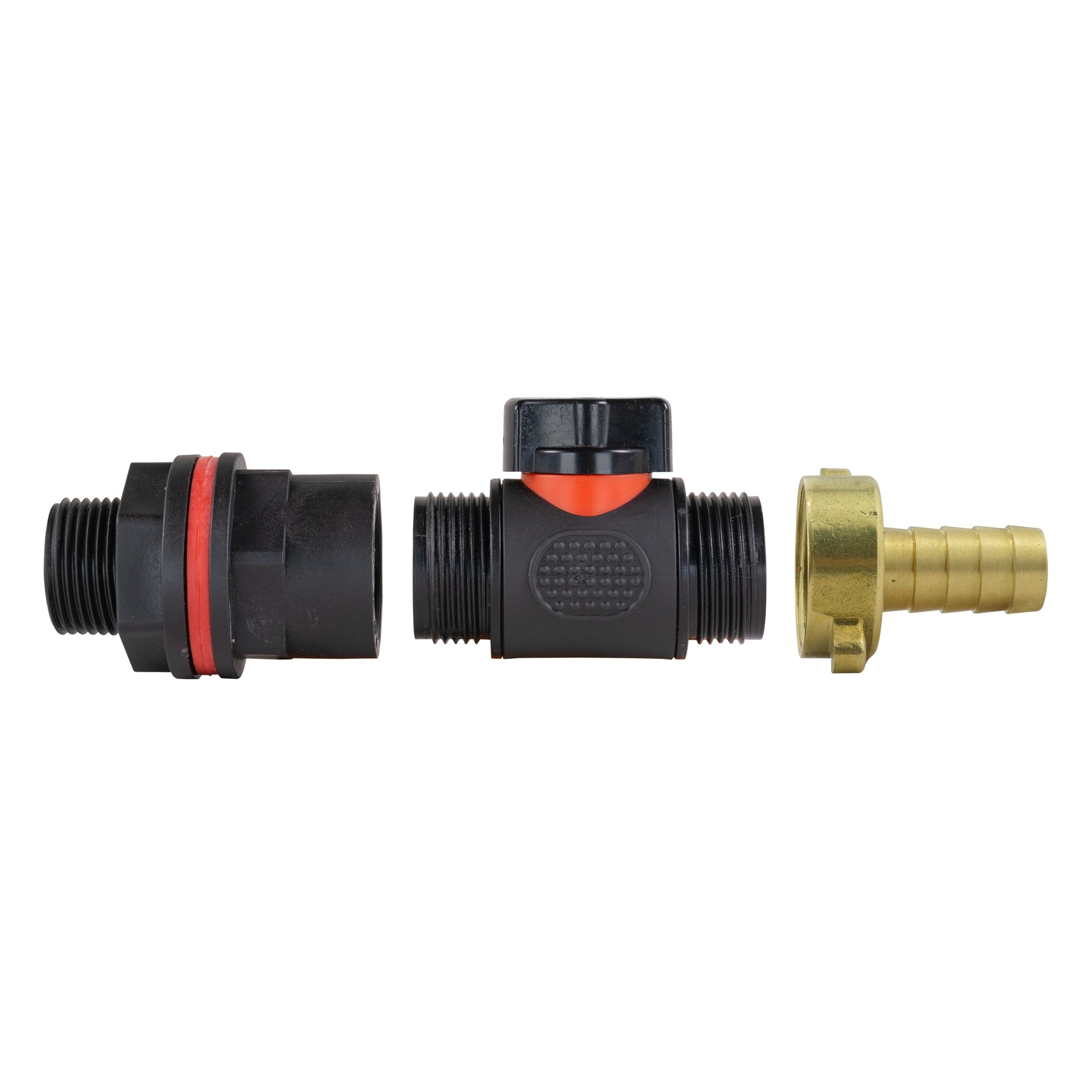 Water Butt Kit 3/4" with In-Line Valve + 13mm Brass Barb and Drill Bit - Best4Trade-Retail Tech Hose & Fittings