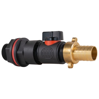 Water Butt Kit 3/4" with In-Line Valve + 19mm Brass Barb - Best4Trade-Retail Tech Hose & Fittings