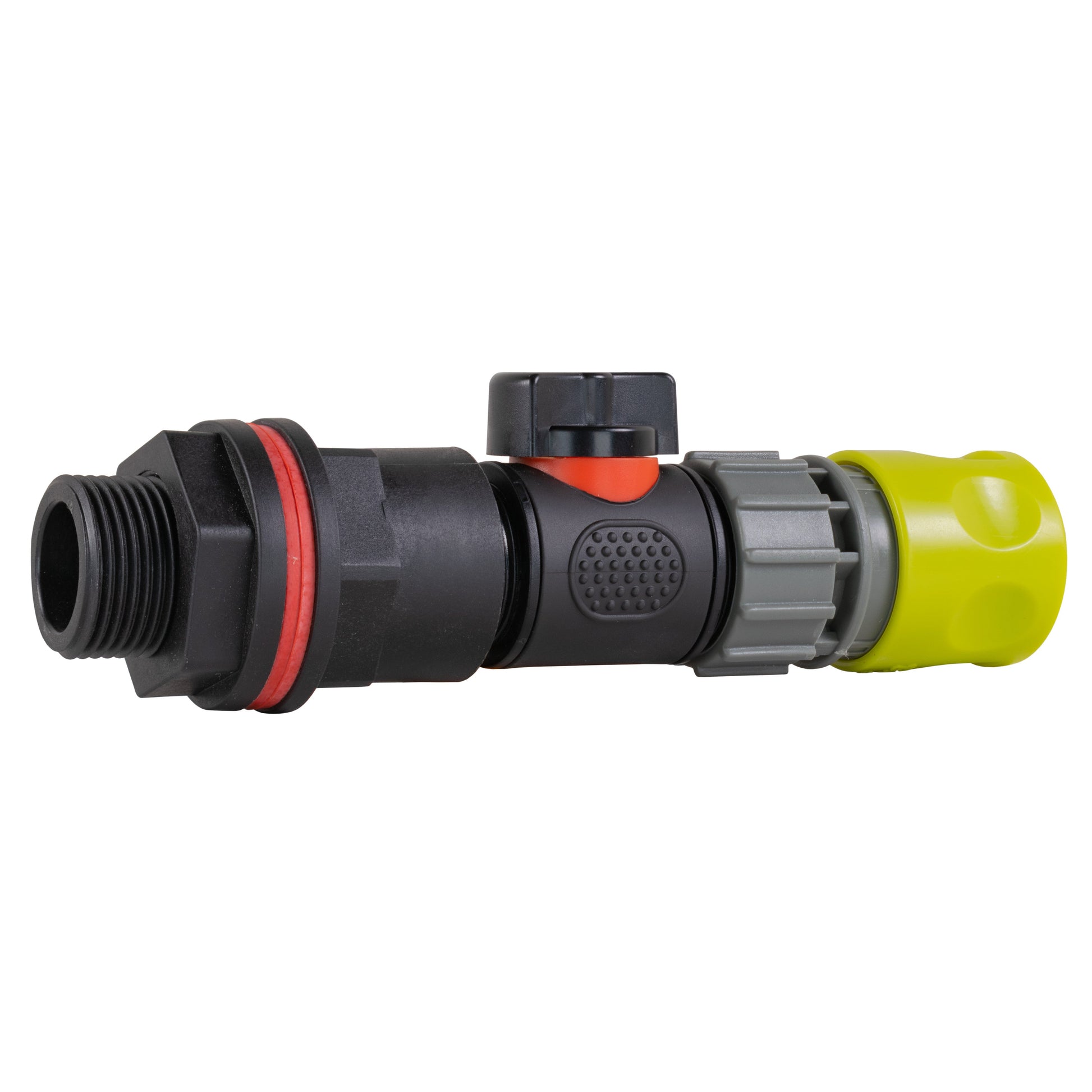 Water Butt Kit 3/4" with In-Line Valve + Female Quick Connector Lime and Drill Bit - Best4Trade-Retail Tech Hose & Fittings