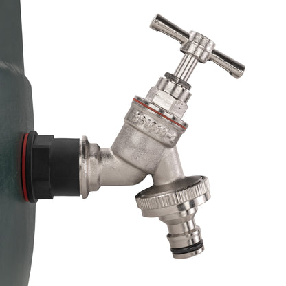 Water Butt Kit 3/4" with Nickel Plated Quick Connect Tap - Best4Trade-Retail Tech Hose & Fittings