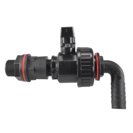 Water Butt Kit ¾” BSP with Plastic Valve and ¾” Barb Elbow - Best4Trade-Retail Garden watering