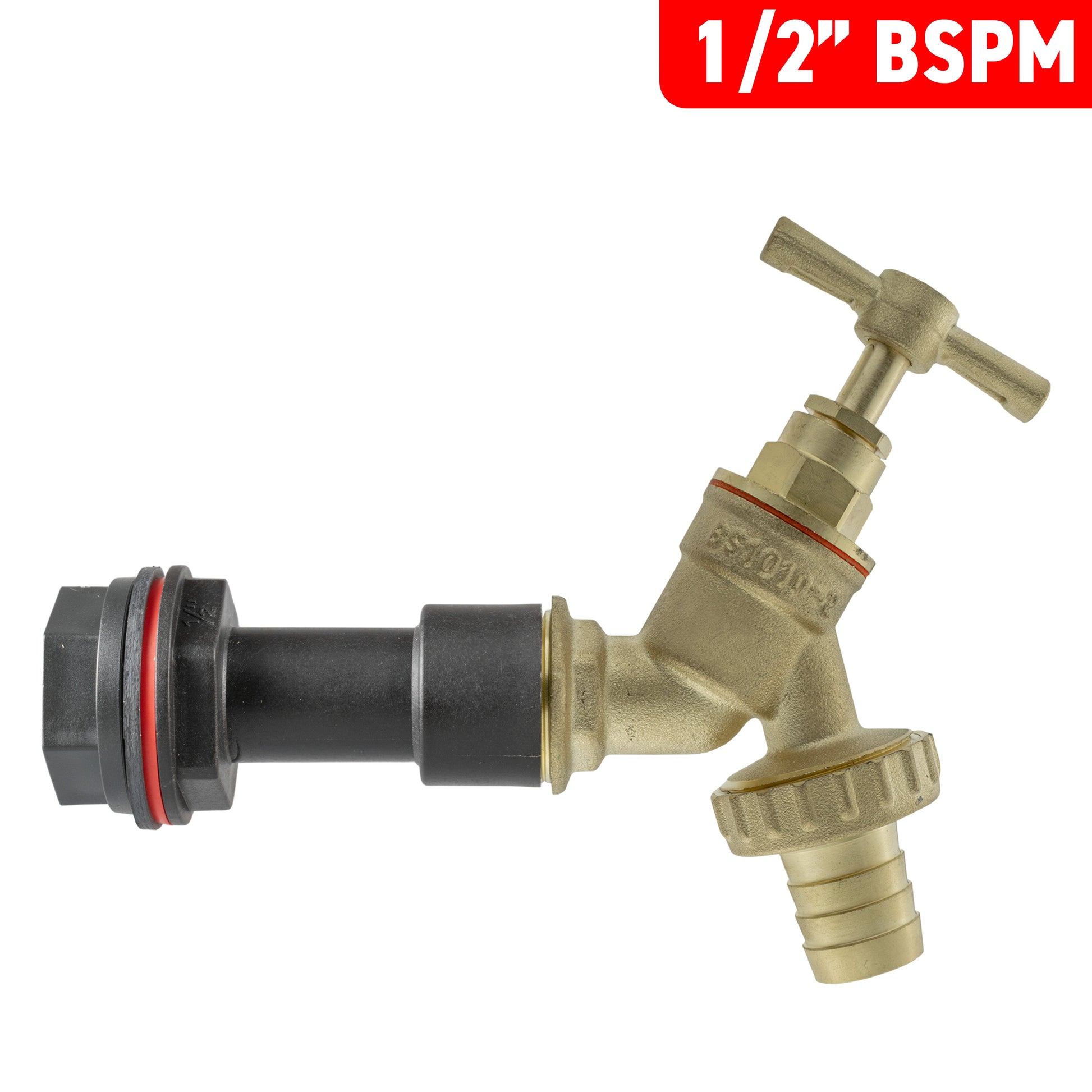 Water Butt Extension Kit 1/2" with Brass Barbed Tap and Drill Bit - Best4Trade-Retail Tech Hose & Fittings