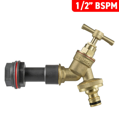 Water Butt Extension Kit 1/2" with Brass Quick Connect Tap - Best4Trade-Retail Tech Hose & Fittings