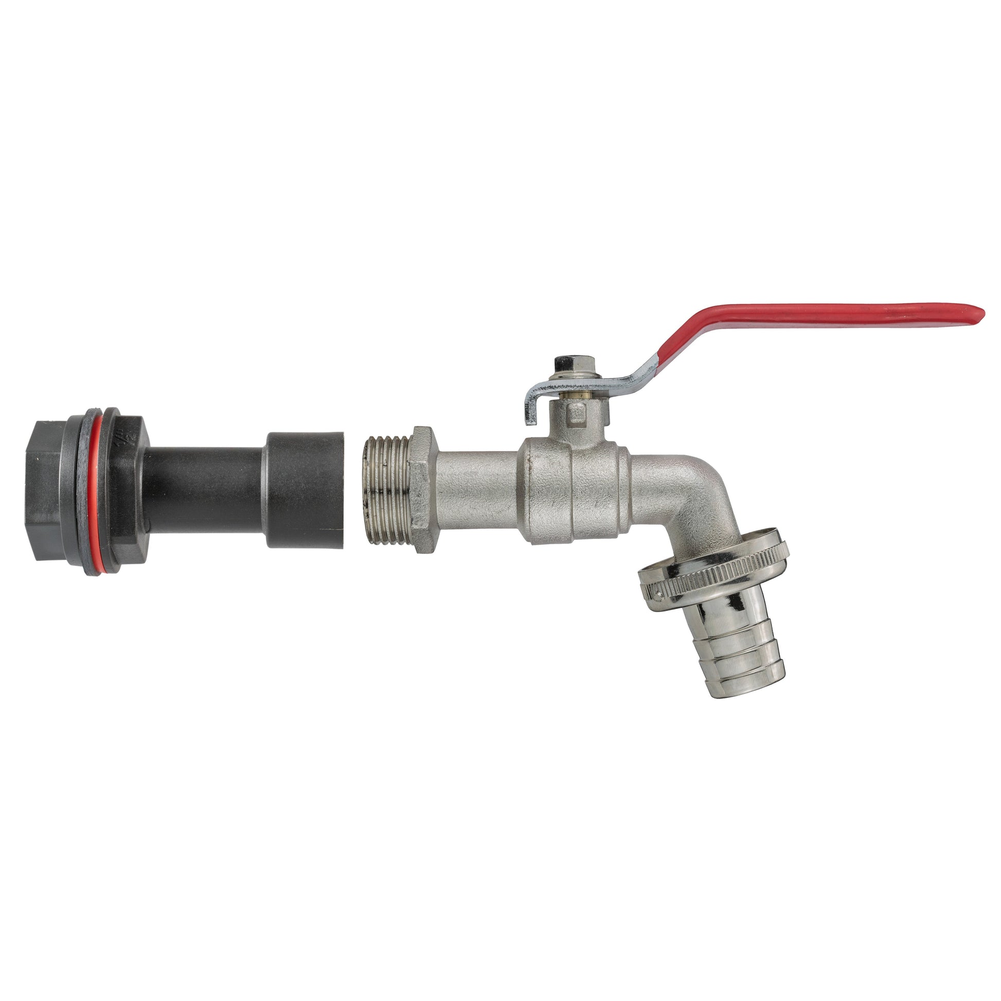 Water Butt Extension Kit 1/2" with Barbed Lever Tap - Best4Trade-Retail Tech Hose & Fittings