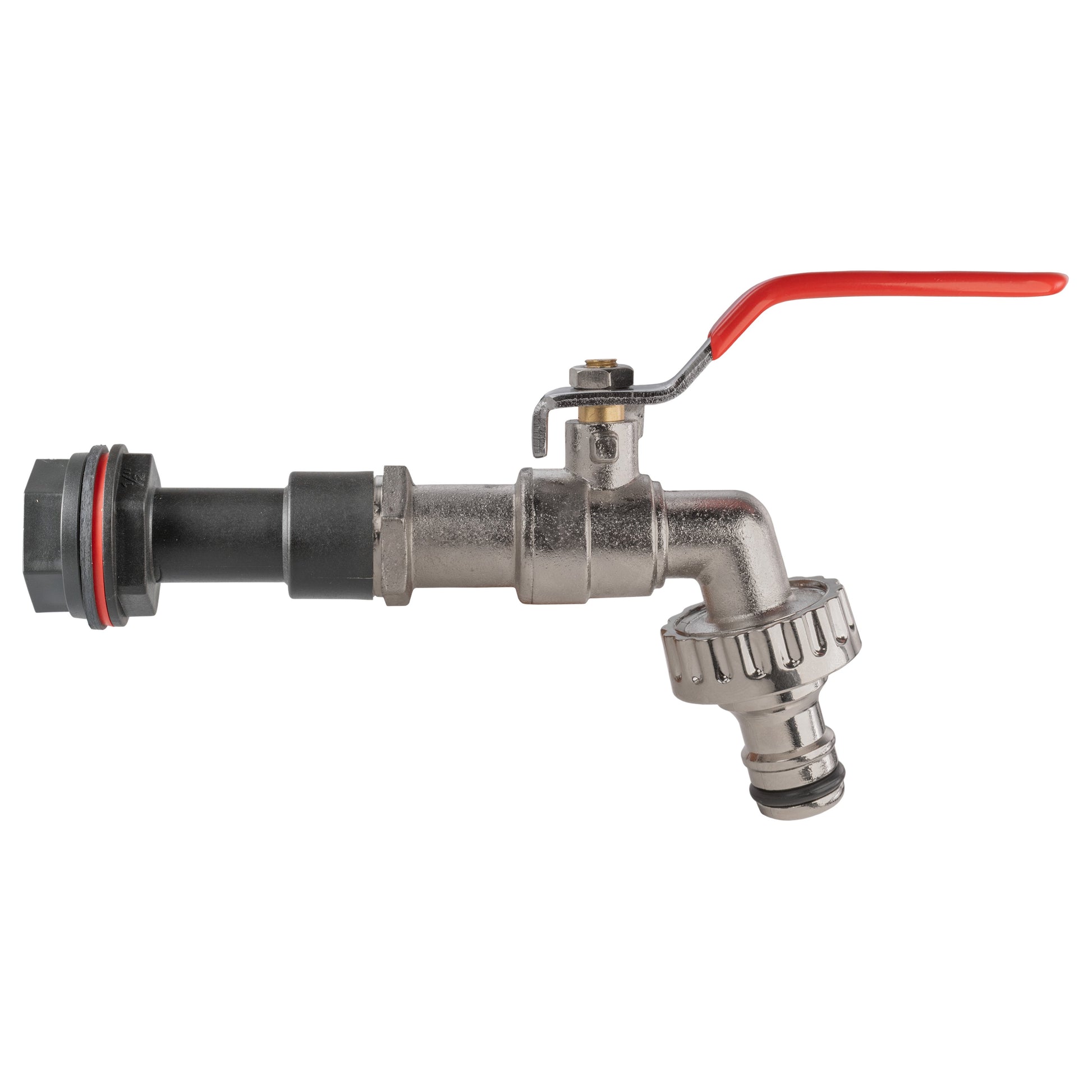 Water Butt Extension Kit 1/2" with Quick Connect Lever Tap and Drill Bit - Best4Trade-Retail Tech Hose & Fittings