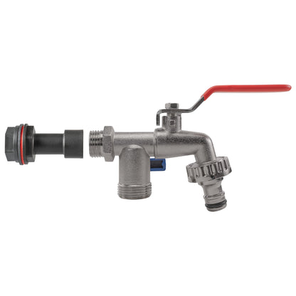 Water Butt Extension Kit 1/2" with Double Tap and Drill Bit - Best4Trade-Retail Tech Hose & Fittings