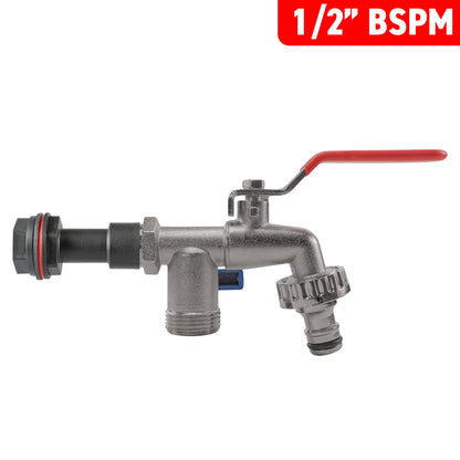 Water Butt Extension Kit 1/2" with Double Tap - Best4Trade-Retail Tech Hose & Fittings