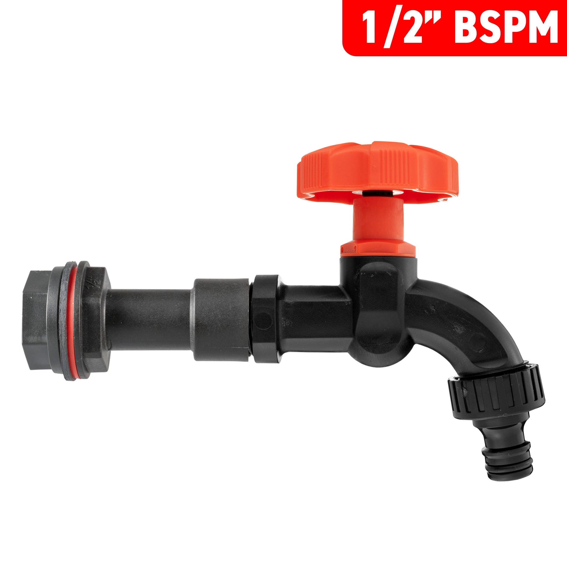 Water Butt Extension Kit 1/2" with Black Dial Tap - Best4Trade-Retail Tech Hose & Fittings