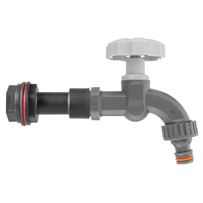 Water Butt Extension Kit 1/2" with Grey Dial Tap and Drill Bit - Best4Trade-Retail Tech Hose & Fittings