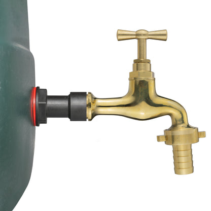 Water Butt Extension Kit 1/2" with 13mm Barbed Polished Brass Tap - Best4Trade-Retail Tech Hose & Fittings