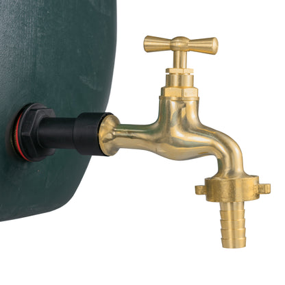 Water Butt Extension Kit 1/2" with 15mm Barbed Polished Brass Tap - Best4Trade-Retail Tech Hose & Fittings