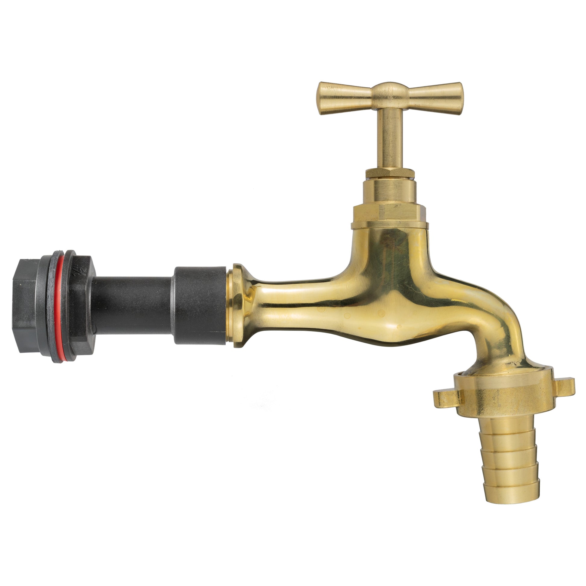 Water Butt Extension Kit 1/2" with 19mm Barbed Polished Brass Tap and Drill Bit - Best4Trade-Retail Tech Hose & Fittings